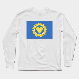 Ukraine Sunflower Long Sleeve T-Shirt